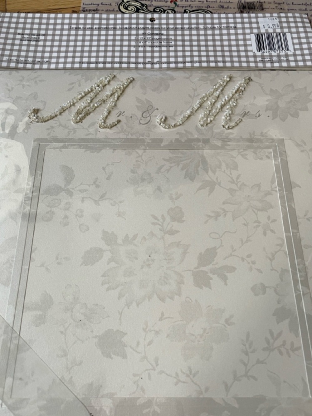 Wedding Scrapbook Kit with Stickers - Picture 6 of 14